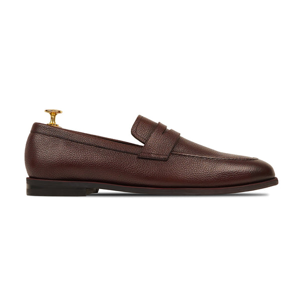 Bruin - Men's Oxblood Pebble Grain Leather Loafer