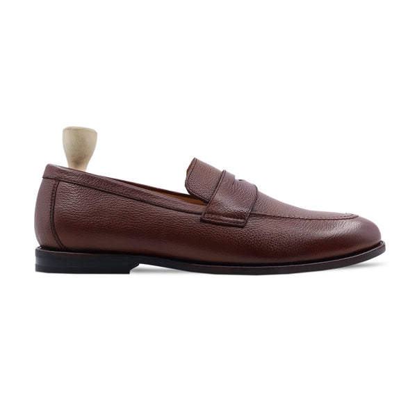 Barq - Men's Oxblood Pebble Grain Loafer