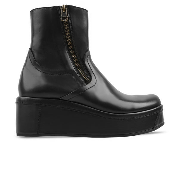 Murrieta - Ladies Black Calf Leather Ankle Boot