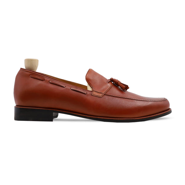 Iverness - Men's Orange Tan Calf Leather Loafer