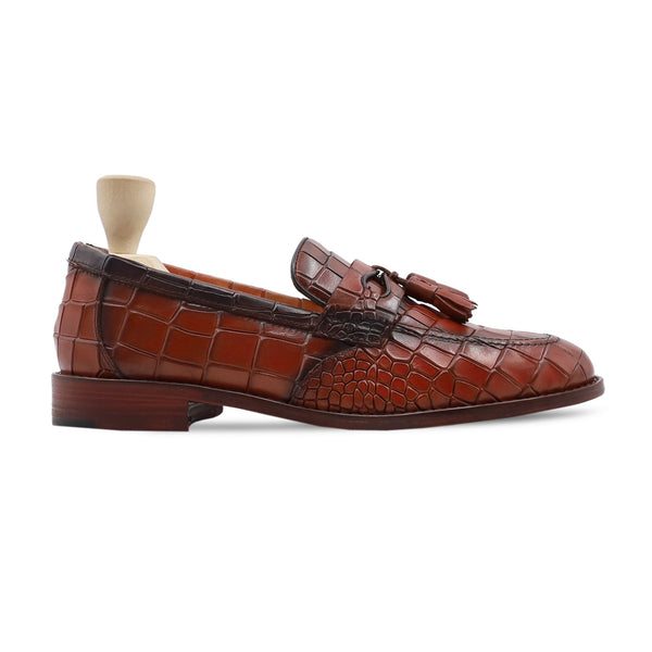 Nottingham - Men's Orange Tan Calf Leather Loafer