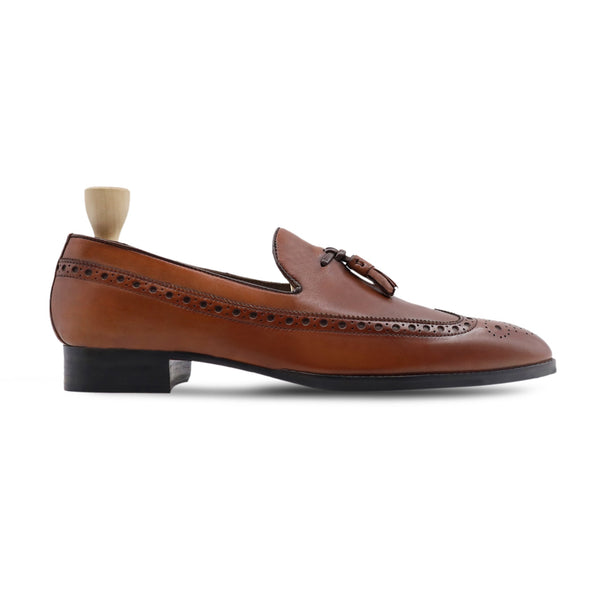 Madison - Men's Brown Calf Leather Loafer