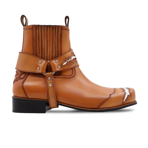 Swazi - Men's Tan Calf Leather Boot