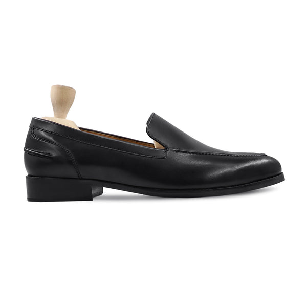 Calista - Men's Black Calf Leather Loafer