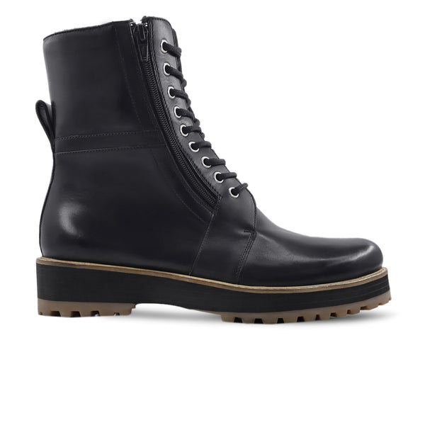 Clemz - Men's Black Calf Leather Boot