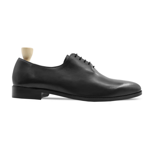 Lagoon - Men's Black Calf Leather Wholecut Shoe