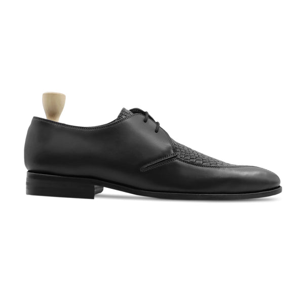 Ibiza - Men's Black Calf Leather Derby Shoe