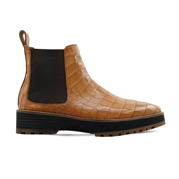 Enstad - Men's Tan Calf Leather Chelsea Boot