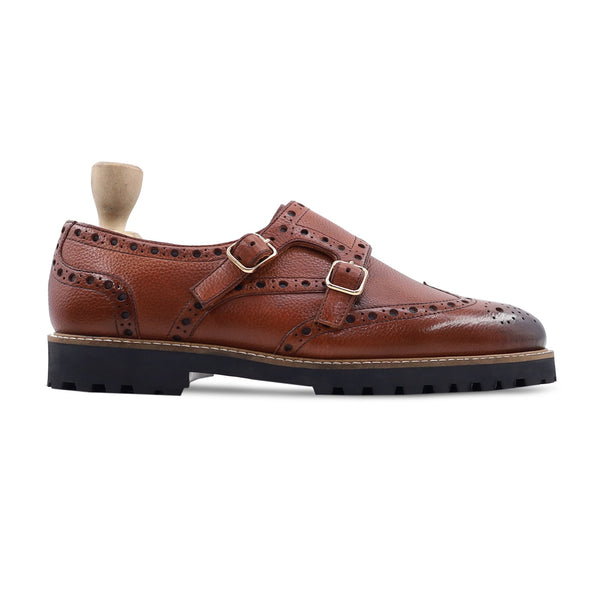 Fabio - Brown Pebble Grain Loafer