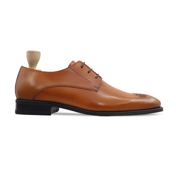 Hout - Men's Tan Calf Leather Derby Shoe