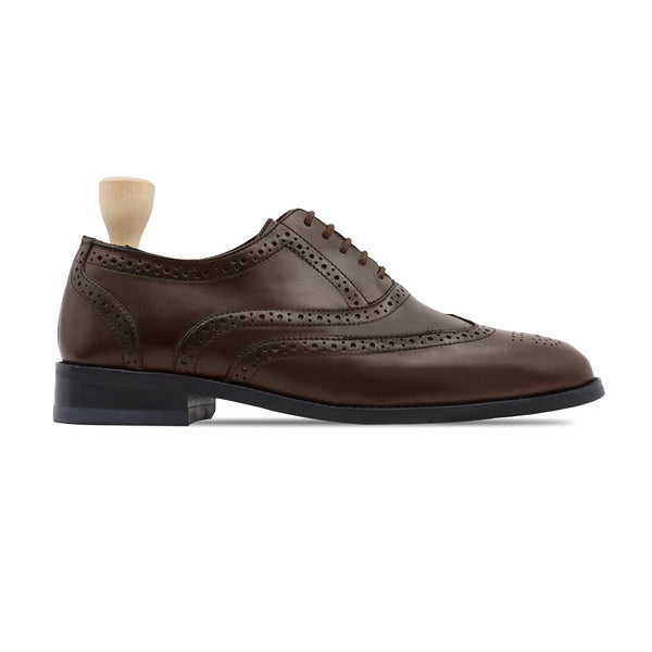 Worchester - Men's Dark Brown Calf Leather Oxford Shoe