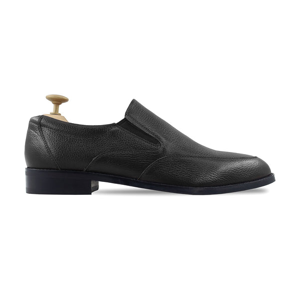 Esker - Men's Black Pebble Grain Loafer