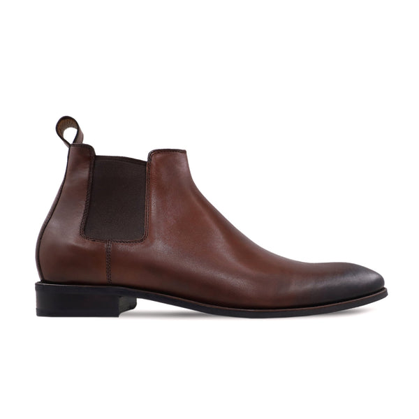 Khair - Men's Burnish Oxblood Calf Leather Chelsea Boot